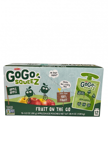 Materne GoGo Squeeze Apple Applesauce on the Go 12pk