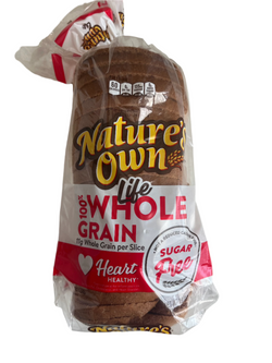 Nature's Own Bread 100% Whole Grain Sugar Free