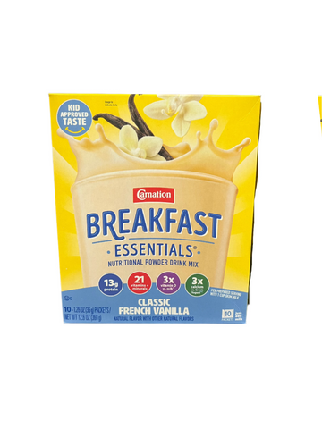 Carnation Instant Breakfast Essentials French Vanilla 10 ct box