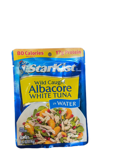Starkist Tuna in Pouch Wild Caught Albacore Chunk Water 2.6oz