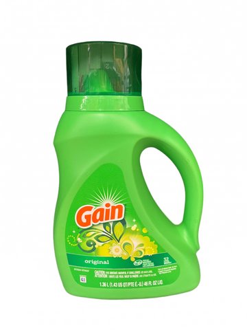 Gain Ultra Liquid Laundry Detergent Original Fresh Scent 40 oz