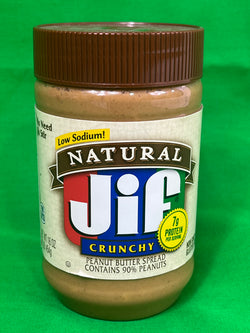 Jif Natural Crunchy Peanut Butter 16oz