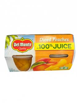 Del Monte Diced Peaches Fruit Cups