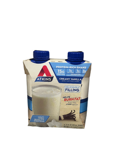 Atkins Advantage French Vanilla Shake 4 pack 11oz