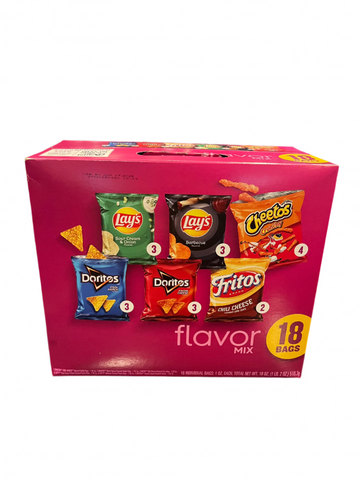 Lay's Flavor Mix Chips 18pk