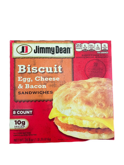 Jimmy Dean Biscuit Egg, Cheese, & Bacon 8ct