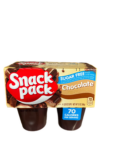 Snack Pack Pudding Chocolate Sugar Free