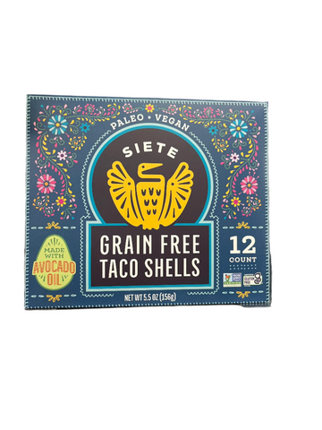 Siete Grain Free Taco Shells 12 count