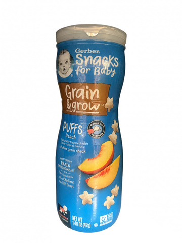 Gerber Graduate Puffs Peach