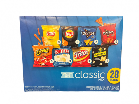 Frito Lay Classic Mix Variety Chips 28ct
