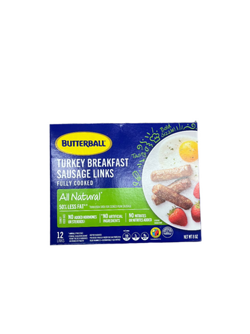 Butterball Turkey Breakfast Sausage Links 12 count