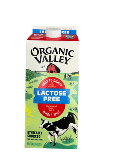 Organic Valley Whole Milk Lactose Free 1/2gal
