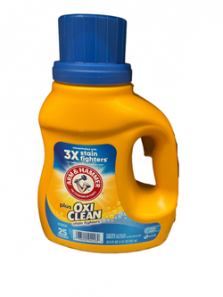 Arm & Hammer Plus Oxi Clean Stain Fighters Liquid Laundry Detergent Fresh Scent 32oz
