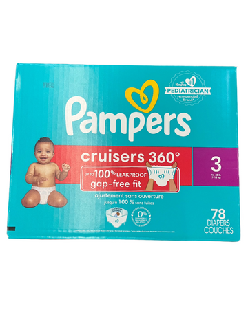 Pampers Cruisers 360 Size 3-78ct