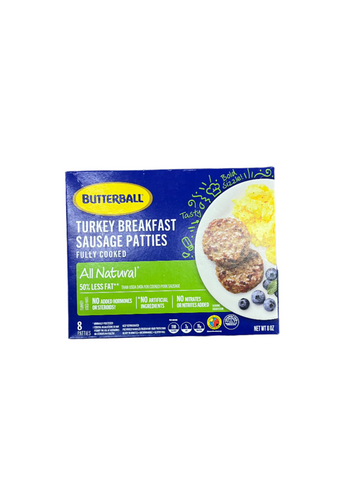 Butterball Turkey Breakfast Sausage Patties 8 count