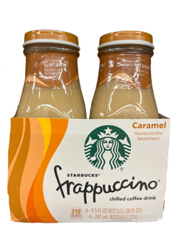 Starbucks Frappuccino Chilled Coffee Drink-Caramel 4 pack