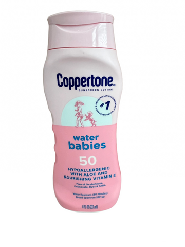 Coppertone Water Babies Sunscreen Lotion SPF 50 6oz