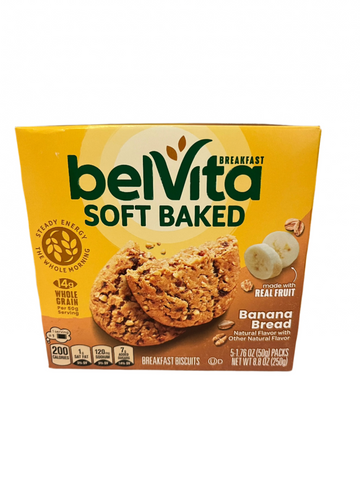 Belvita Soft Baked Banana Bread Breakfast Biscuits 5pk