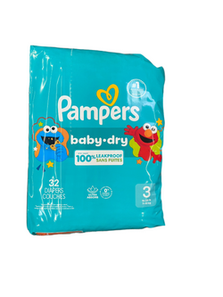 Pampers Baby Dry Diapers Size 3-32ct