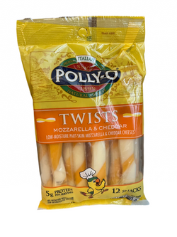 Polly-O Cheese Twists Mozzarella & Cheddar 12ct
