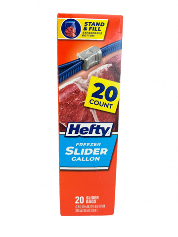 Hefty One Zip Freezer Gallon Bags 20ct