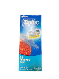 Ziplock Freezer Gallon Bags 25ct