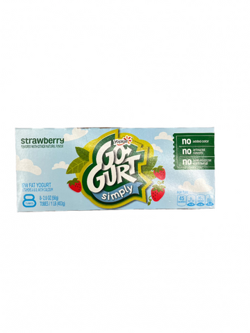 Simply Go Gurt Strawberry Yogurt