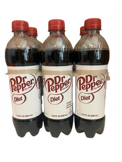 Diet Dr Pepper 6-16.9 oz bottles