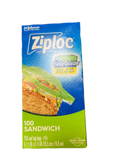 Ziploc Sandwich Bags 100t