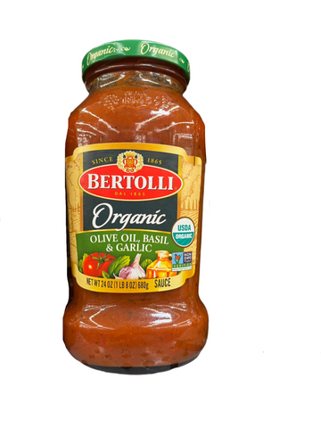 Bertolli Organic Olive Oil, Basil, & Garlic  24oz