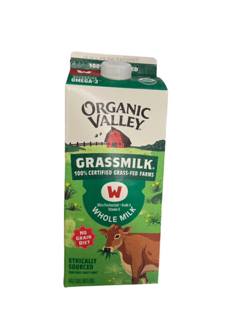 Organic Valley GrassMilk Whole  Milk 1/2 gal