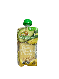 Happy Baby Organics Bananas, Pineapple, Avocado, & Granola