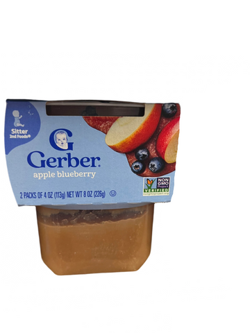 Gerber 2nd Foods Apple Blueberry 2 pack