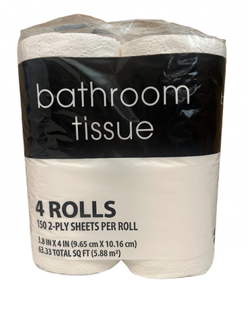Store Brand 2-ply Bath Tissue 4ct