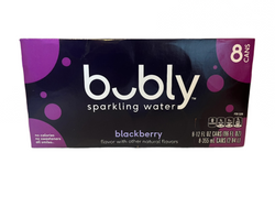 Bubly Blackberry Sparkling Water 8pk cans