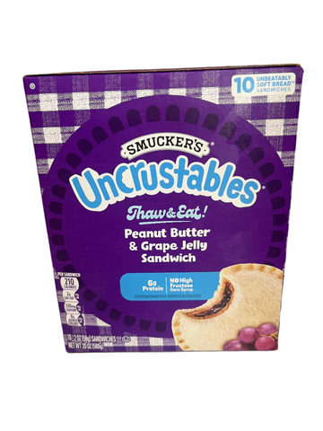 Smucker's Uncrustable Peanut Butter & Grape Jelly 10ct