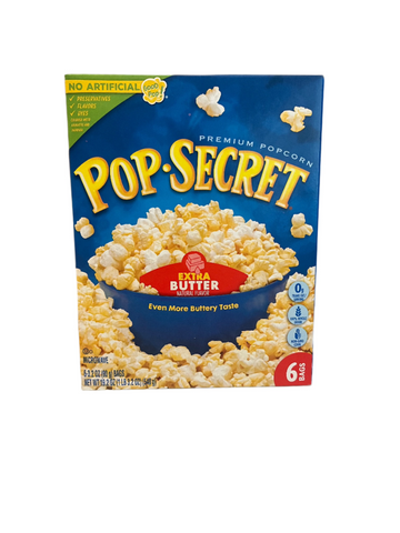 Pop Secret Extra Butter Microwave Popcorn 6ct