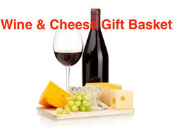 Wine and Cheese Gift Basket