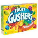 Betty Crocker Fruit Gushers Tropical Flavors 6ct