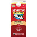 Horizon Organic Milk Whole with DHA Omega-3 1/2 gal