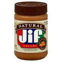 Jif Natural Creamy Peanut Butter 16oz