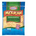 Kraft Mexican 4 Cheese Shredded 8oz