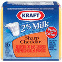 Kraft Cheese Cheddar Sharp 16ct