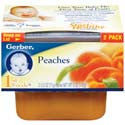 Gerber 1st Foods Peaches 2 pack