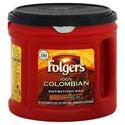 Folgers 100% Columbia Medium Dark Coffee For All Makers 27.8oz can