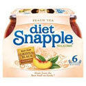 Snapple Zero Iced Tea Peach 6pk