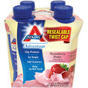 Atkins Advantage Strawberry Shake 4 pack 11oz