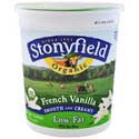 Stoneyfield Farm All Natural Low Fat French Vanilla Yogurt 32oz