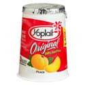 Yoplait Original Yogurt 99% Fat Free Peach 6oz